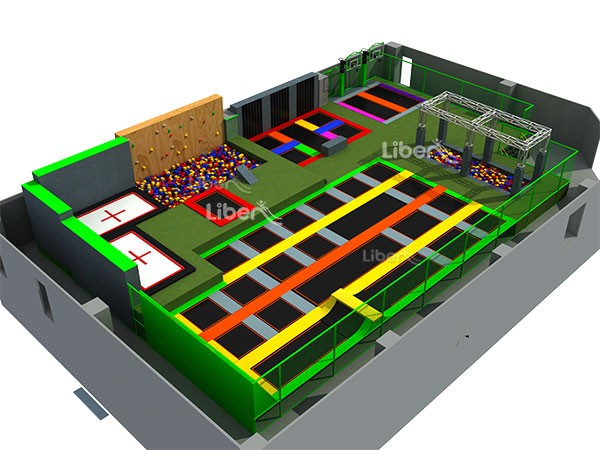 China High Quality Large Indoor Trampolin Park Supplier